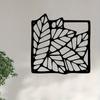 1pc Iron Leaf Wall Art Botanical Metal Sculpture Garden Fence Backyard Decor Holiday Gift