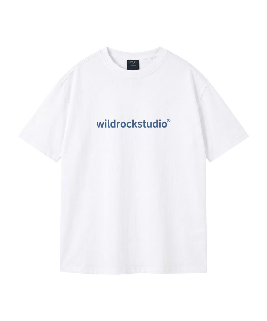WILDROCK Standard Logo Pigment Oversized Short Sleeve T-Shirt (Cropped) (Type B)