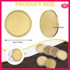 10 PZ Fusti per Incisione Laser Fusti Monete Ottone Fusti Monete Metallo per Incisione 40 mm Con Scatola Protettiva in Acrilico