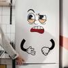 Funny Expression Stickers for Refrigerator Wall Toilet - Decorative Decals for Bedroom Bathroom Home Decor