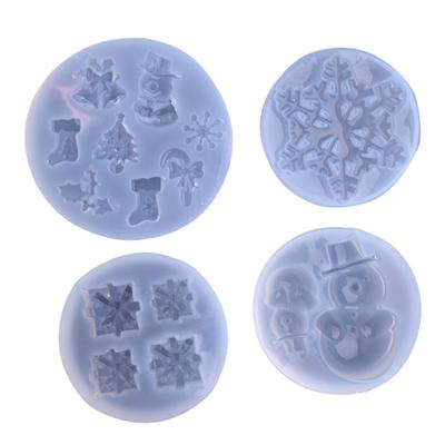 Schneemann Silikonform Weihnachtliches Kuchenform Vielseitige Weihnachtssocken/Schneeformen Backform für Schokoladen