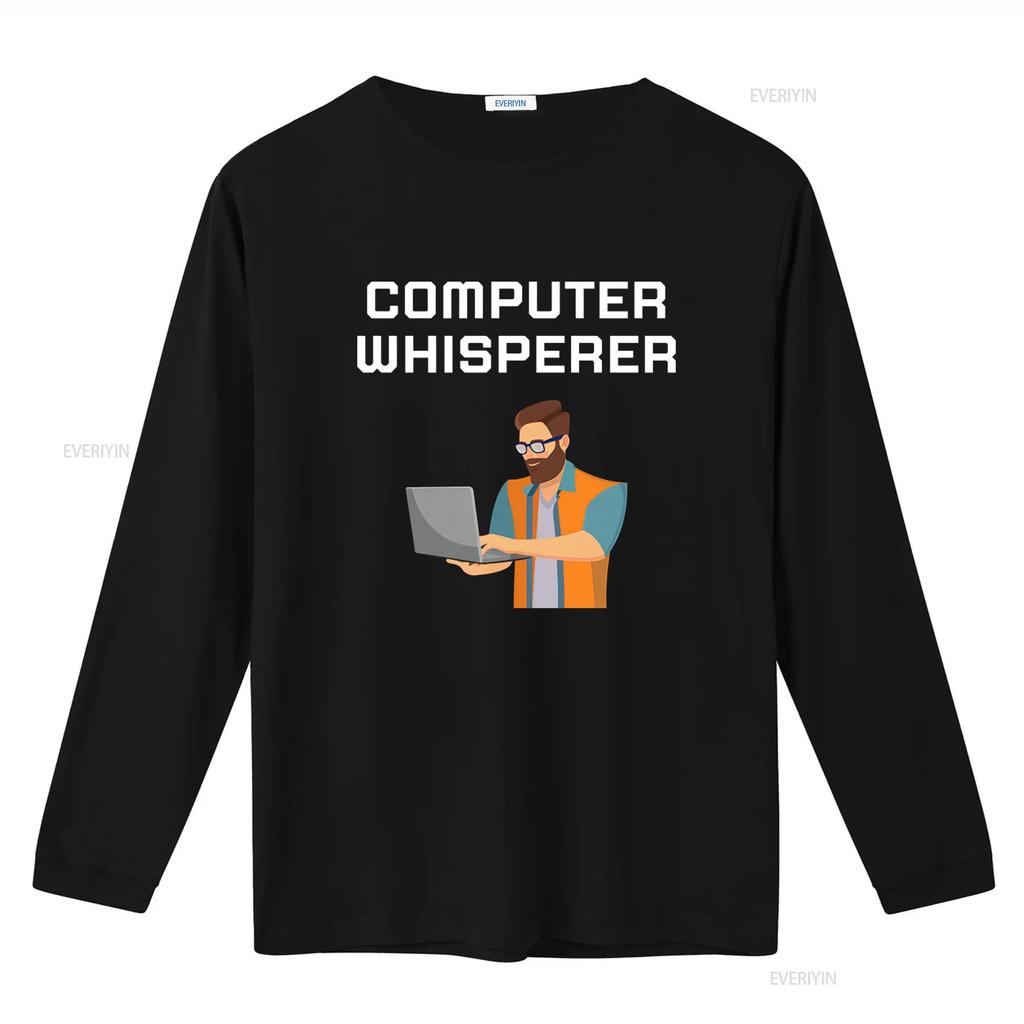 Computer Whisperer T Shirt for Geek Nerd Science Engineering Savvy Tech PC Gamer with Express Delivery vintage Washed Stylish
