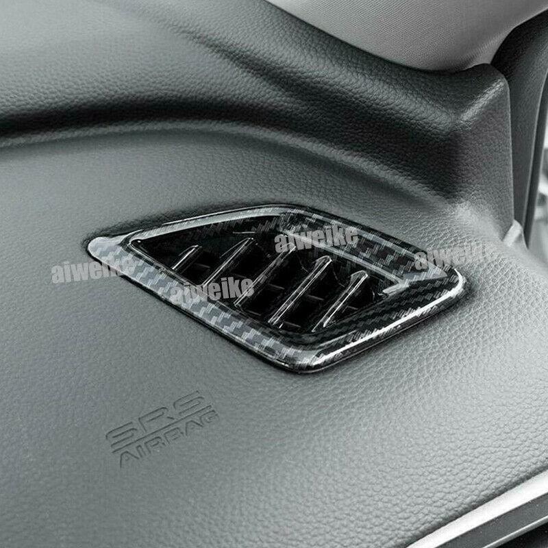 For Honda Accord 2018-2022 Carbon Fiber ABS Dashboard Air Vent Outlet Cover Trim