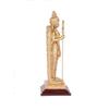 Divine Handicrafts, Pathumalai Murugan Statue, Murugan Resin Idol, Gold Finish - 6 inch Height