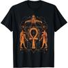 Ankh Egyptian Sacred Geometry Metatrons Cube Shirt