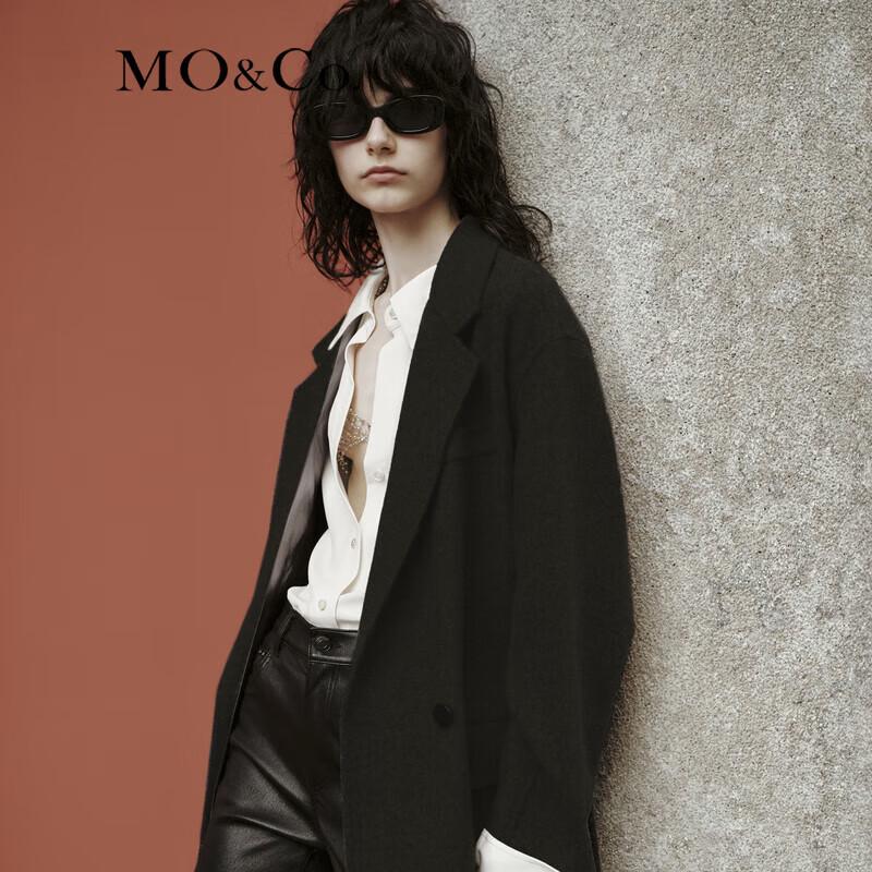 MO&Co. Women's Merino Wool Blazer Coat
