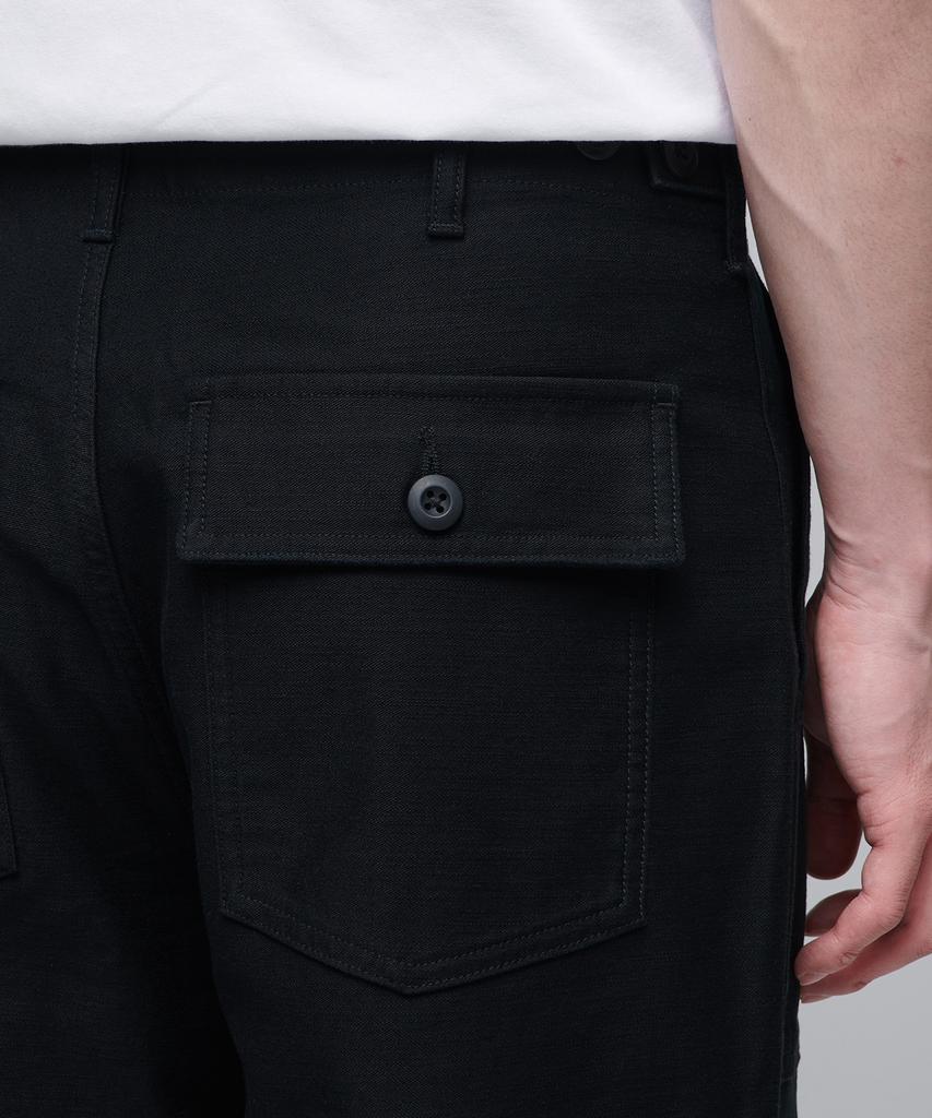 MUSINSA STANDARD Wide Replica Fatigue Pants [Black]