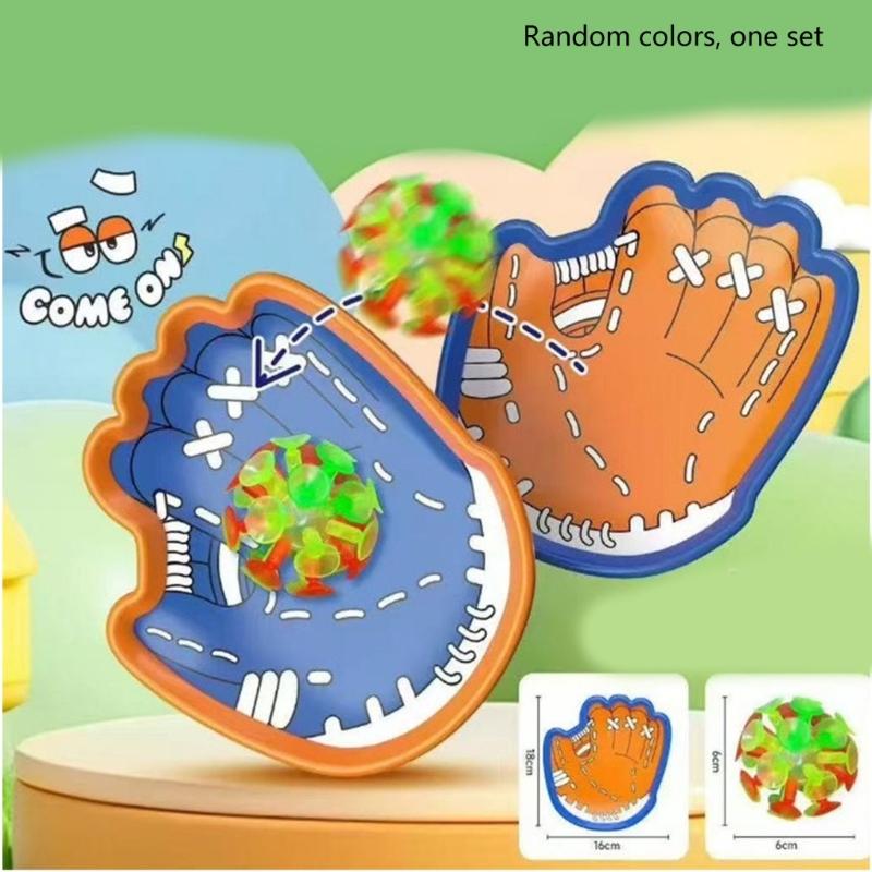Cartoon Suction Cup Sticky Ball Fun Throwing & Catching Outdoor Sports Toy For Boys And Girls Educational Ball Toy