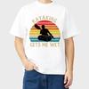 Breathable For Unisex Oneck Tshirt Graphic Kayaking Gets Me Wet Sunset Silhouette Stylish Unisex Teeshirt Lightweight Tee