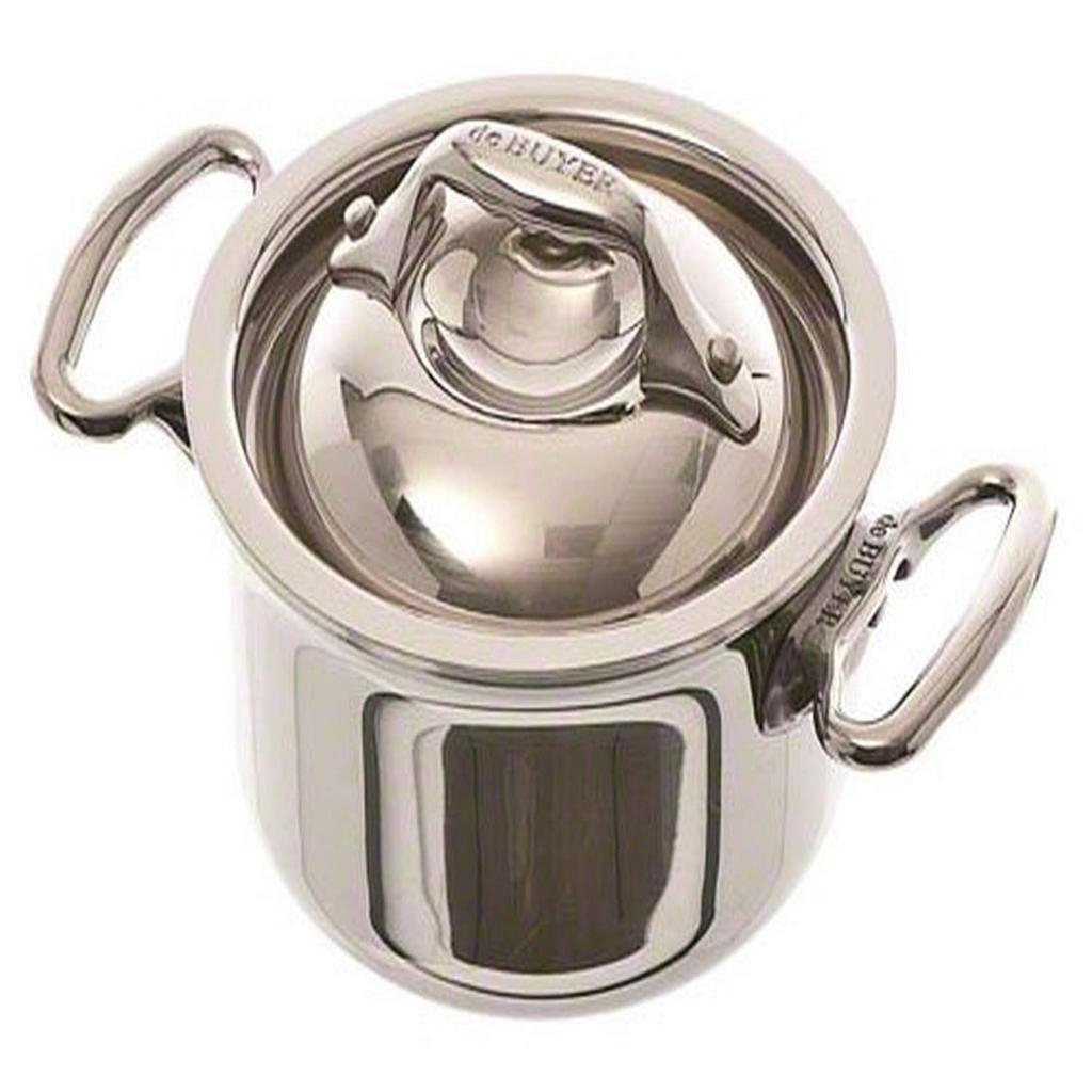 De Buyer Affinity Mini Cocotte 3742-10, 10cm (with lid), Stainless Steel, France, AAH0102