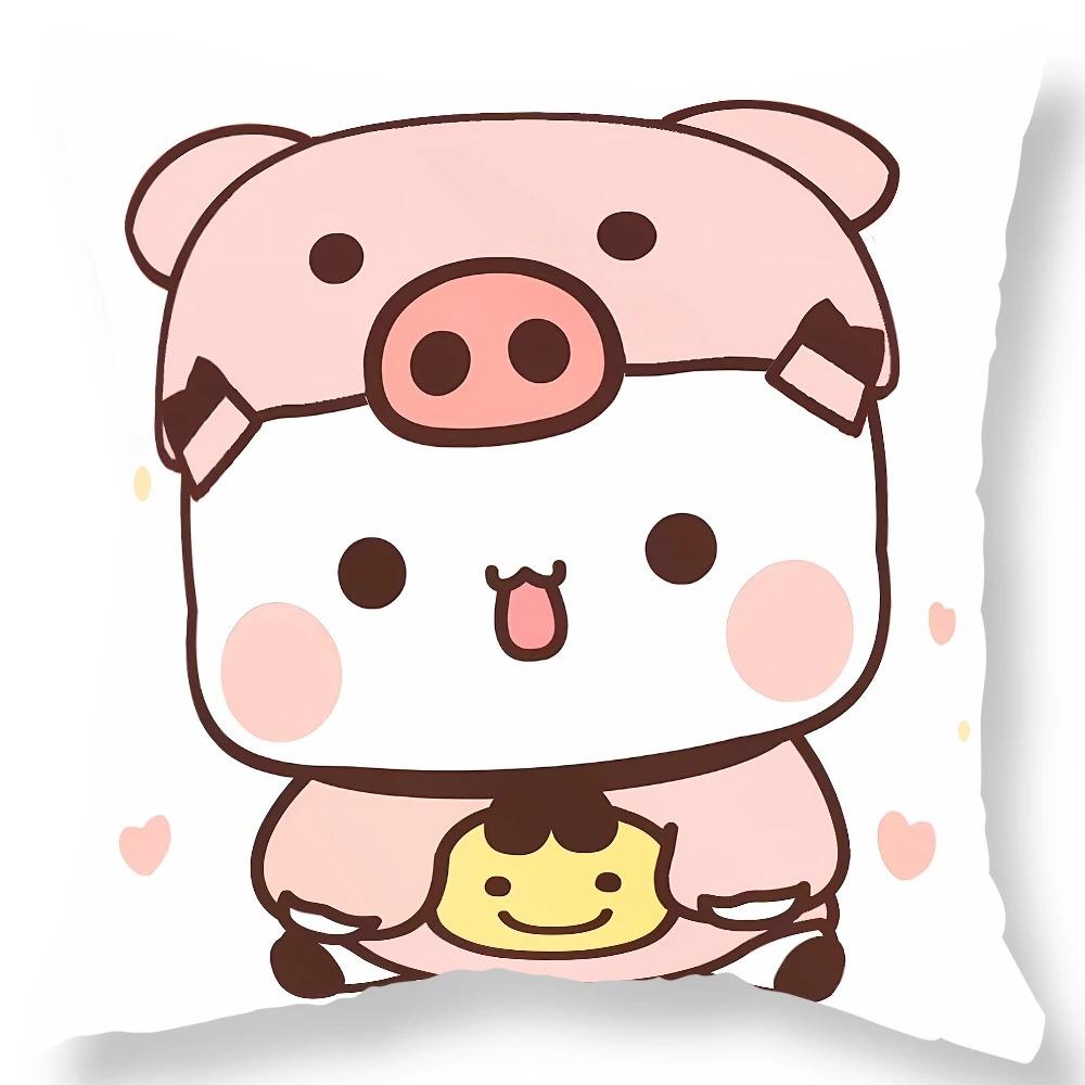 Cute Bear Animal Pillowcase Car Ornaments Office Living Room Sofa Home Pillowcase