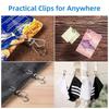 Stainless Steel Clothes Peg Set Windproof Laundry Clips Pants Socks Underwear Hanging Clips