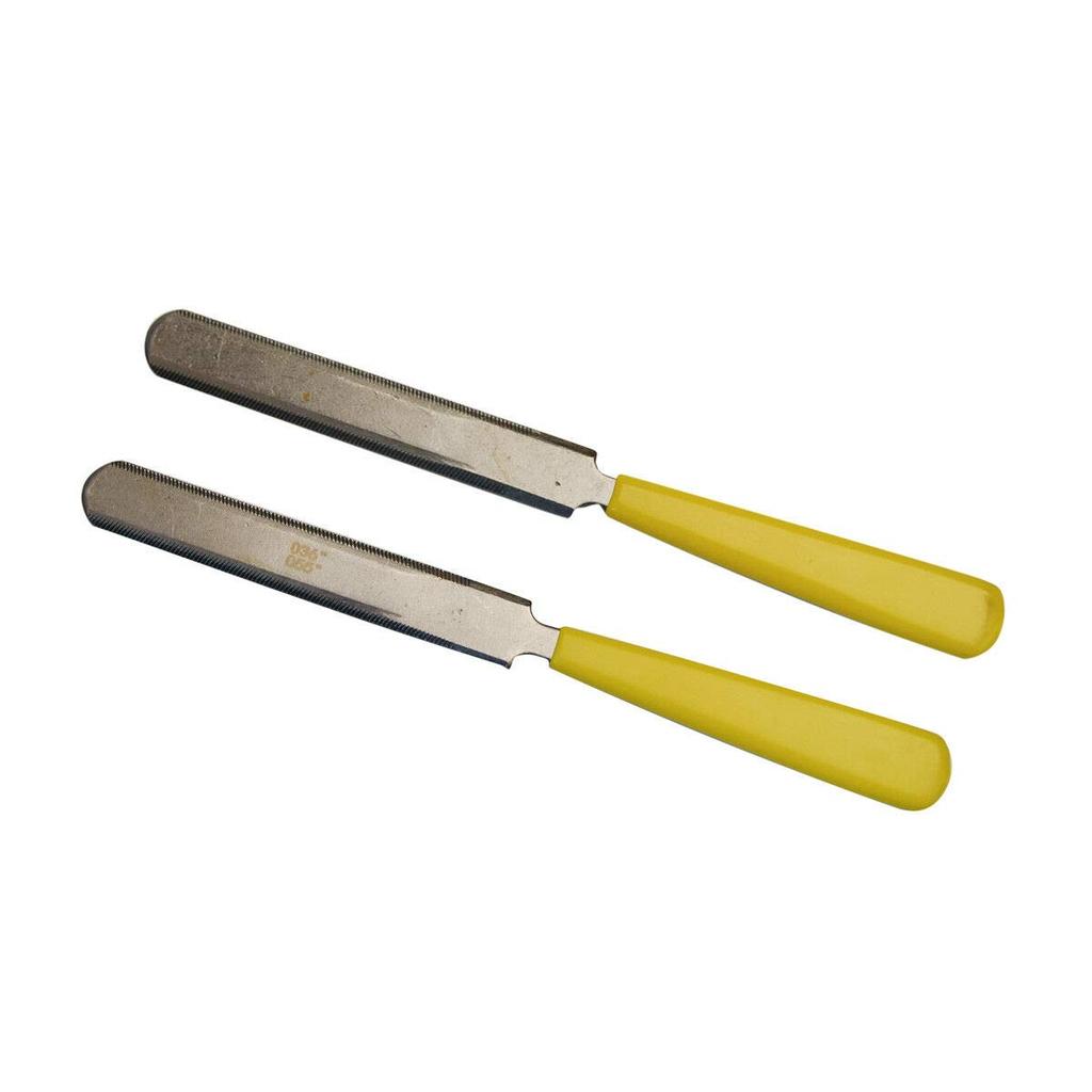3 X Nut Files, Yellow Guitar Gauge Nut Slot File Double-Sided Nut Saddle File Luthier Guitar Tools