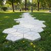 Maple Leaves Brick Molds Reusable Stone Molding Stepping Stone Pathway Maker Yard Garden Pavement Mould Decoration