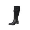 2025 New Thick Heel 5cm Foreign Style Fashionable and Versatile Four Seasons Travel Thin Boots Over the Knee Women's Boots Thin Leg Boots Tide