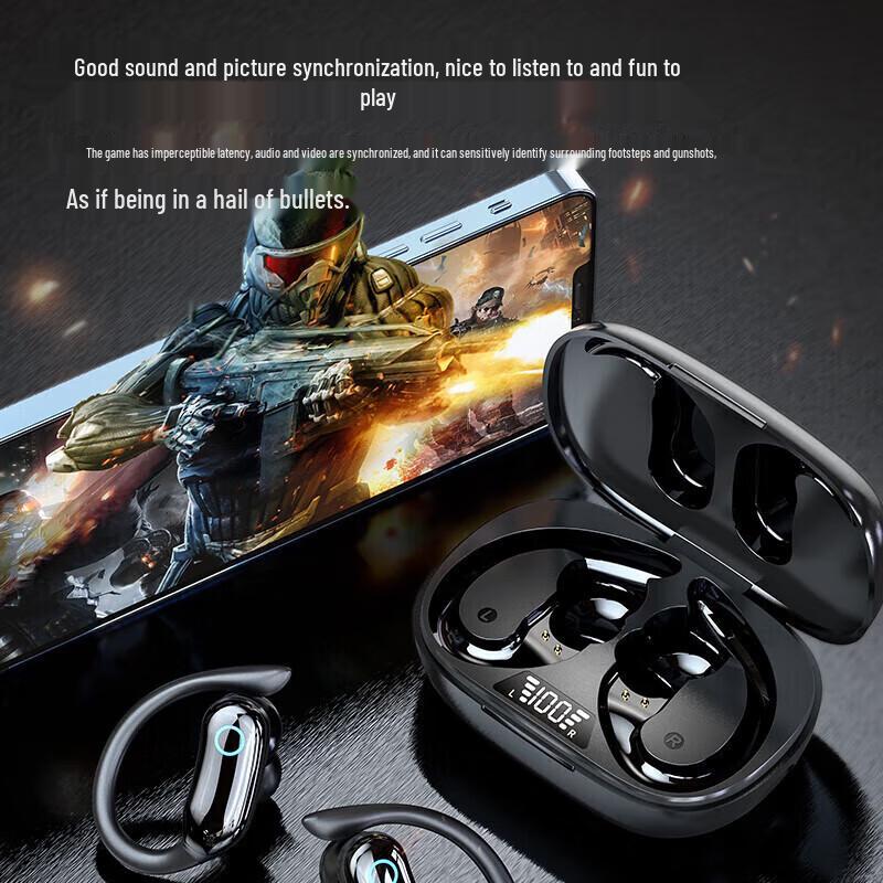 Newman TWS-Q8 Waterproof Sports Ear-hook Bluetooth Earbuds