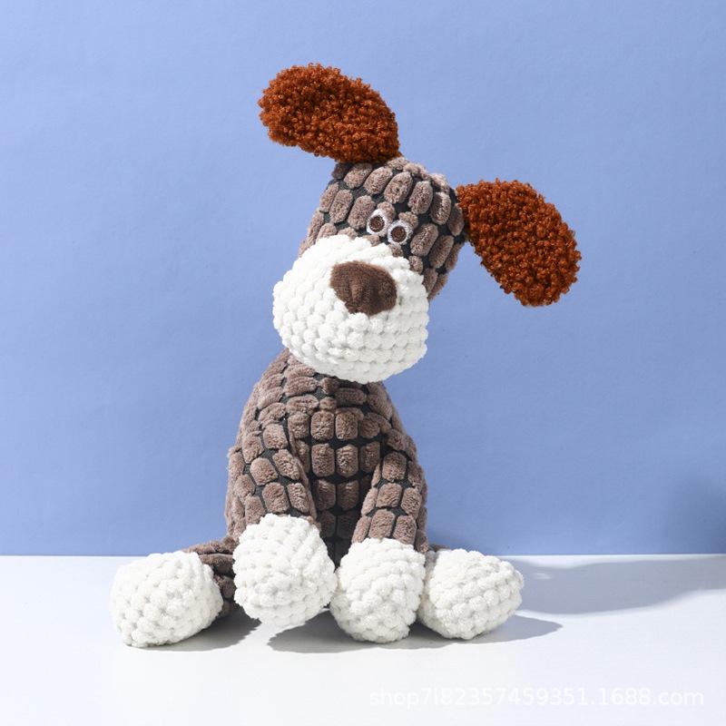 Dog Squeaky Toy Durable Chew Grinding Funny Donkey Plush Interactive Pet Toy
