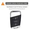 Silicone Car Remote Key Cover For Volkswagen VW Magotan Passat B8 For Skoda Superb A7 Protected Shell Fob Accessories Keychain