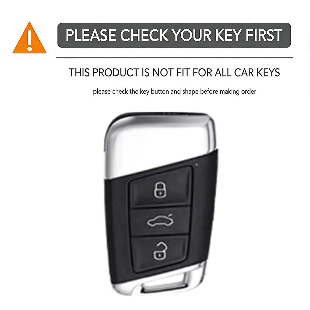 Silicone Car Remote Key Cover For Volkswagen VW Magotan Passat B8 For Skoda Superb A7 Protected Shell Fob Accessories Keychain