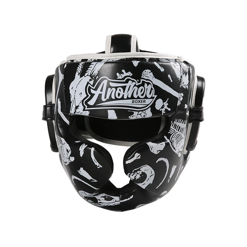 

Multi‑Protection Boxing Helmet for Sanda MMA Face Headgear Protective Gear for Adults Men Women S