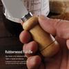 Stainless Steel Cheese Knife Set with Rubber Wood Handles