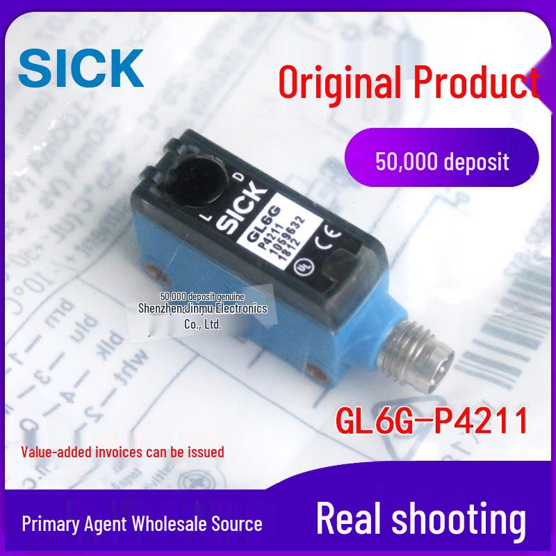 New Genuine Photoelectric Sensor GL6G-P4211 1059632 - Mirror Reflection Type GL6G-P4211