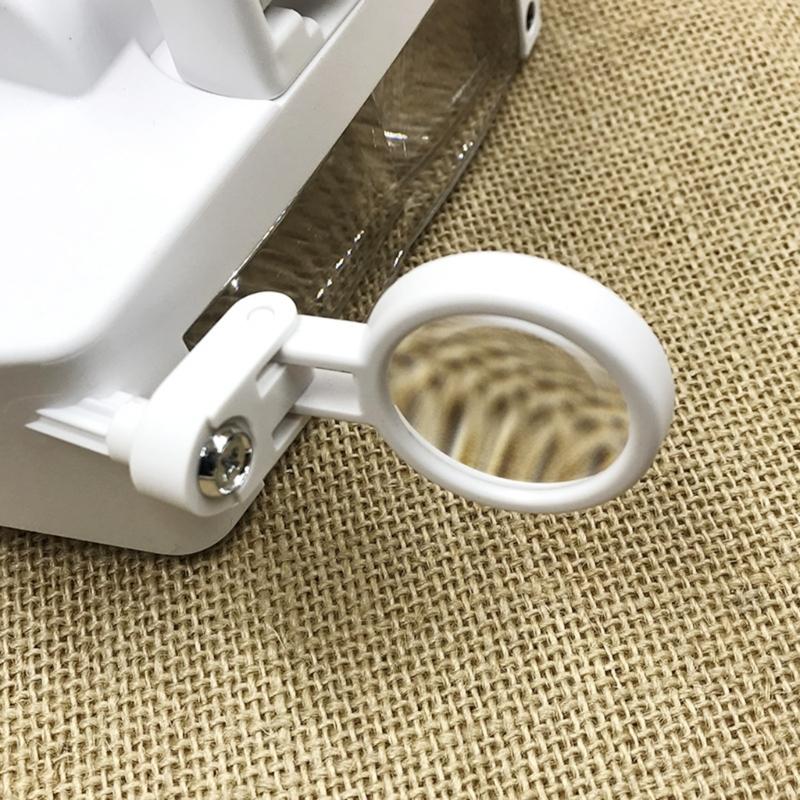 LED Head Magnifier,Hands Free Headband Magnifying Glasses with 5 Led,Professional Jeweler Loupe