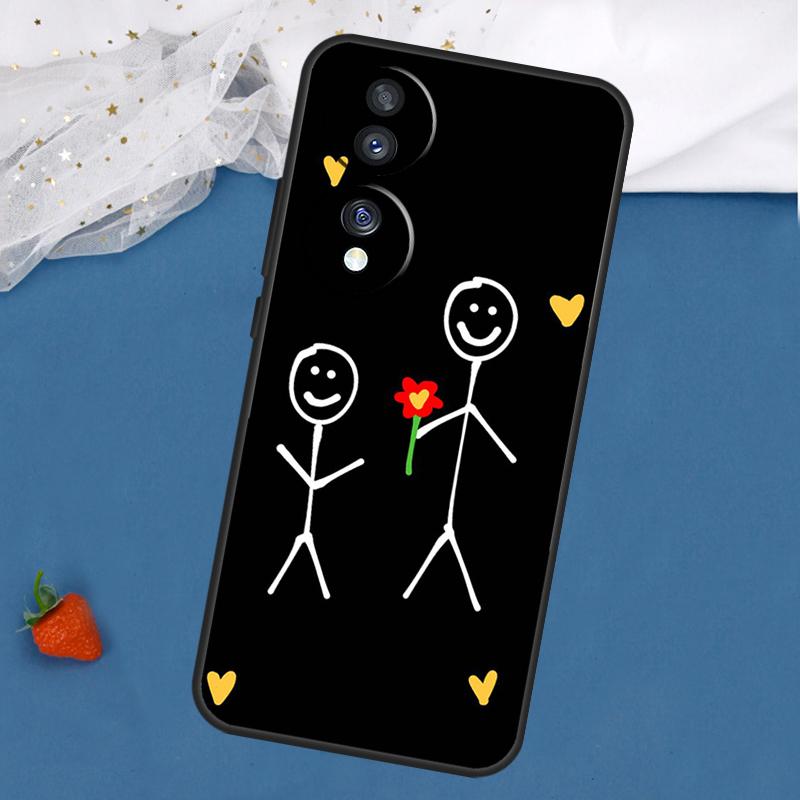 Cartoon Matchman Case For Honor Magic 8 5 6 7 Pro 200 400 50 70 90 Lite Win RT X8c X8b X9a X9b X9c X9d Cover