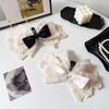 1 Piece Elegant Lace Bow Hair Claw Clip for Women Large Butterfly Hair Clip Ponytail Holder Sophisticated Updo Hair Accessories