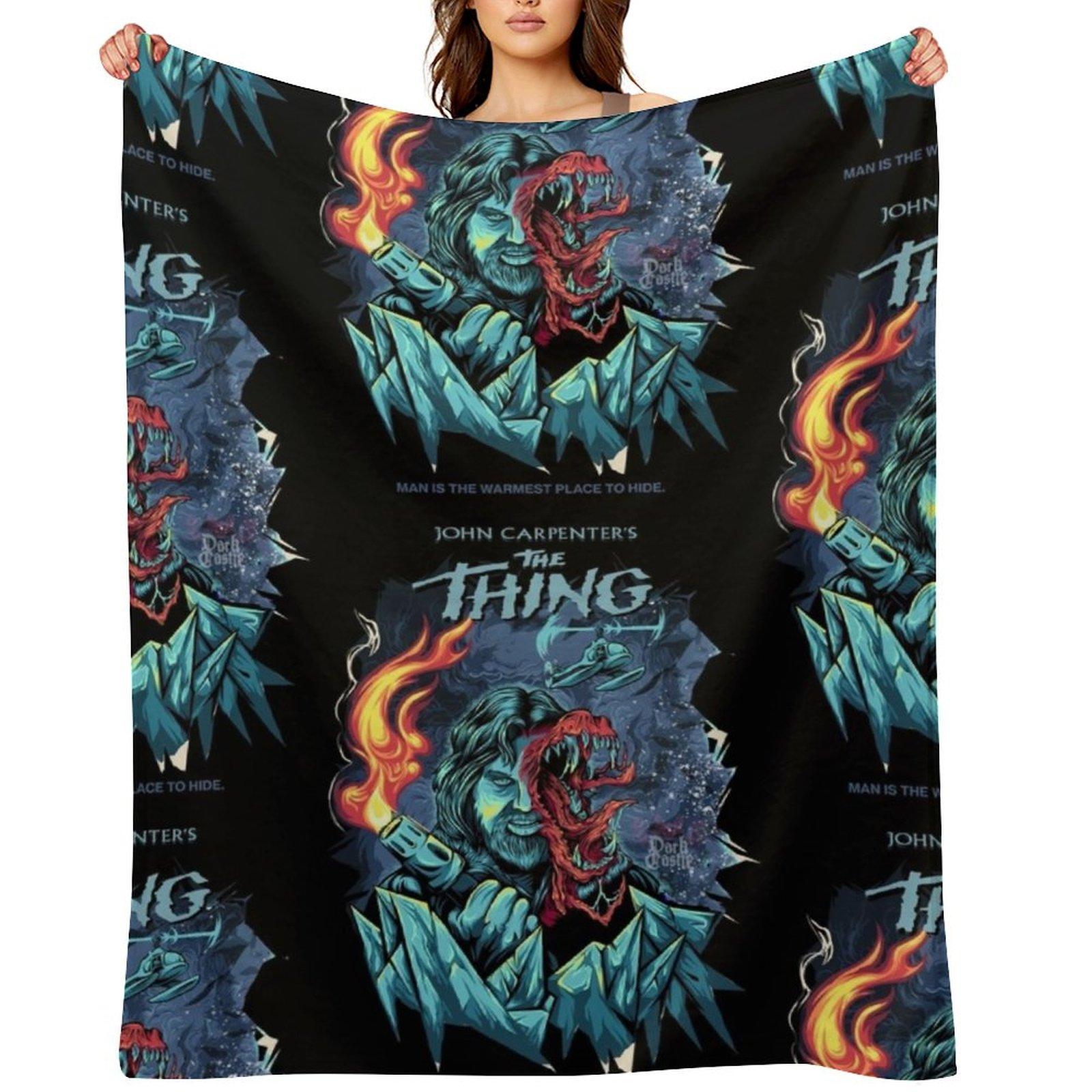 The Thing Throw Blanket christmas decoration Soft Plush Plaid Fashion Sofas funny gift Blankets 30x40in