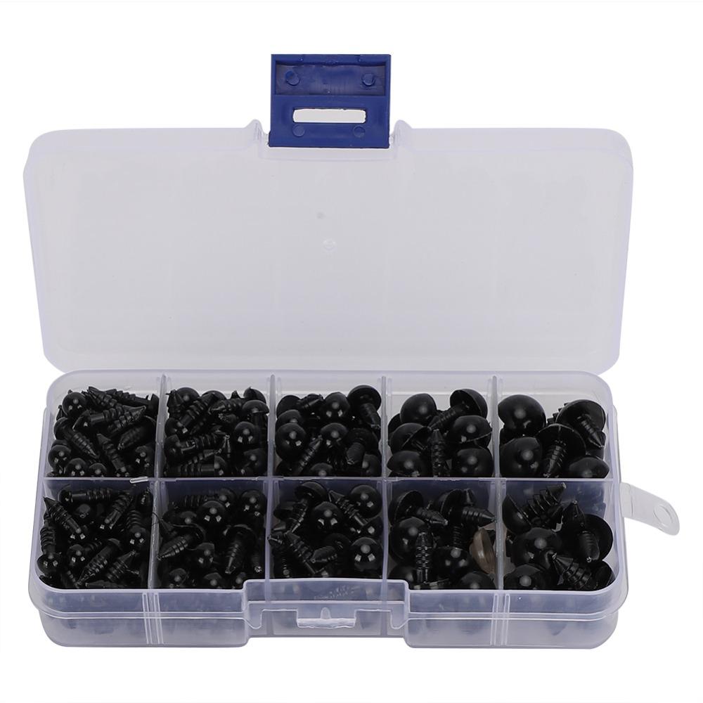 240pcs With Washers Doll Eyes Plastic Bear Making Supplies Safety Eyes Plush Animal Making