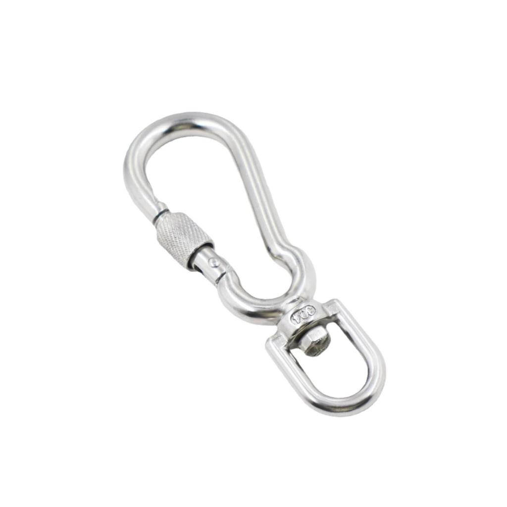 304 Stainless Steel 8-Shaped Rotating Nut Ring for Pet Leash Connector