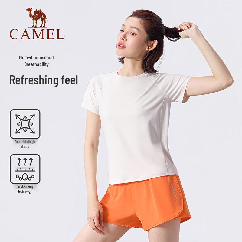 CAMEL Women's Quick-Dry Sports T-Shirt