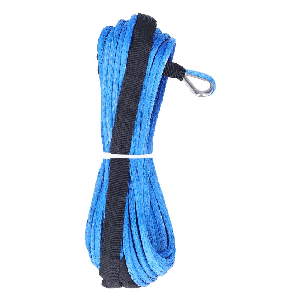 Trailer Winch Rope 6mmx15m  1 4inx50ft Nylon Blue Wear Resistant Replacement for ARB SUVs Trucks UTVs