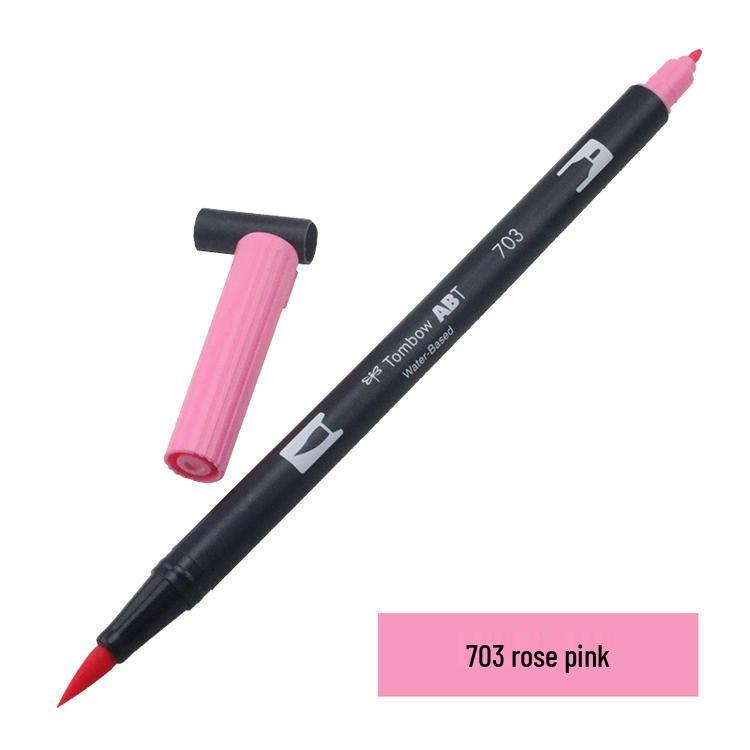 Tombow ABT Warm Color Double-Ended Watercolor Brush Pen for Students
