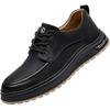 Men's Autumn And Winter New Lace-Up Casual Shoe Thick-Soled Anti-Slip Business Formal Shoe Comfortable Thick-Soled Walking Shoes