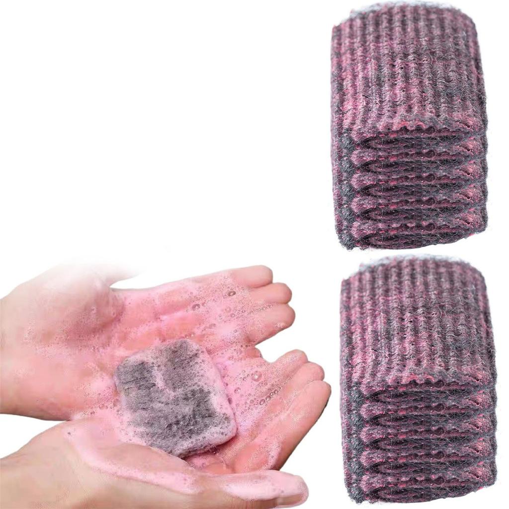 10PC Steel Wool Pads Easy Cleaning Steel Wool Reusable Dish Absorbent & Foam Steel Wool Soap Pads For Household Cleaning
