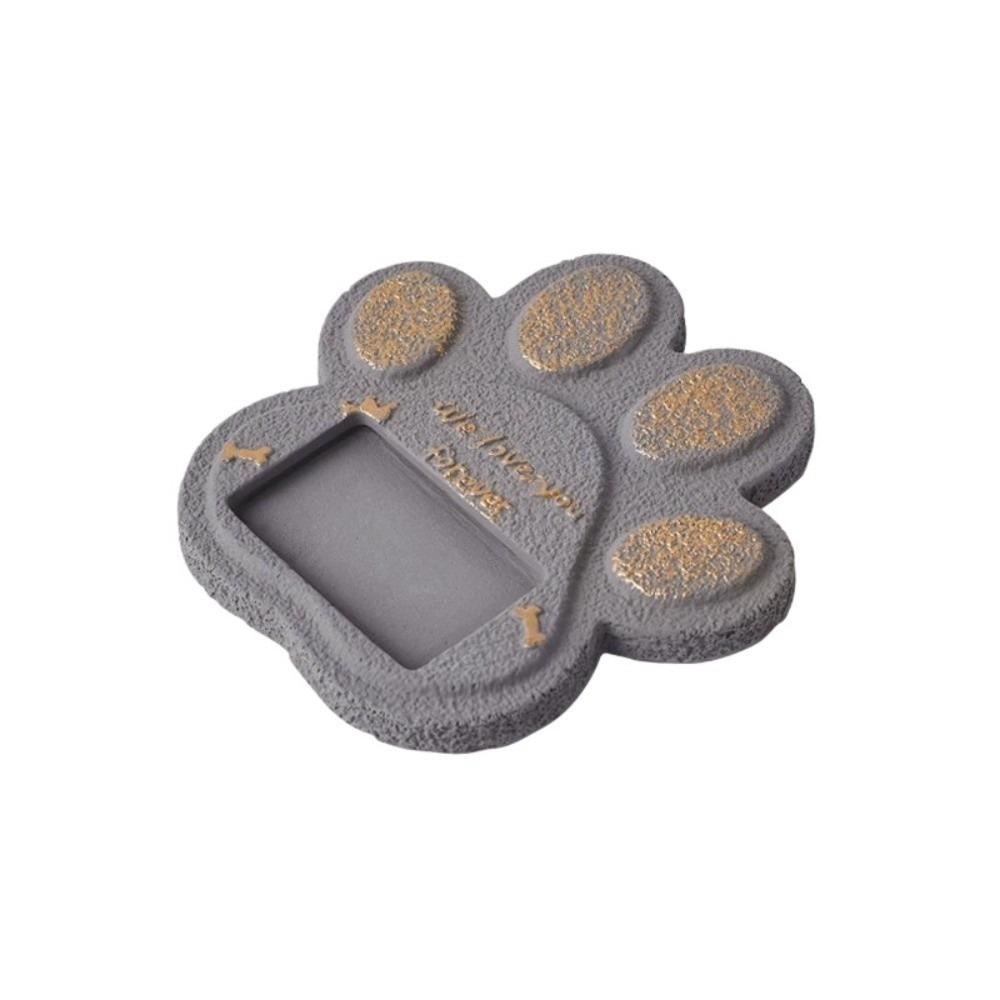 Cement Dog Tombstone Heart Cat Grave Marker Pet Loss Gift Pet Memorial Stone Garden