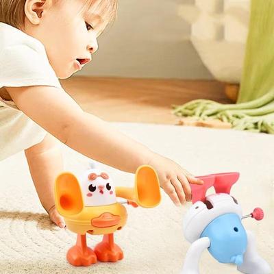 Uhrwerk Spielzeug 1 Stück Rückzieher Kippeimer Küken Entlein Tier Simulation Cartoon Krabbeln Kinder Spaß Spielzeug