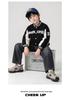 Beiteng Boys' Korean Style Color Block Baseball Jacket - Autumn Trendy Baby Wear