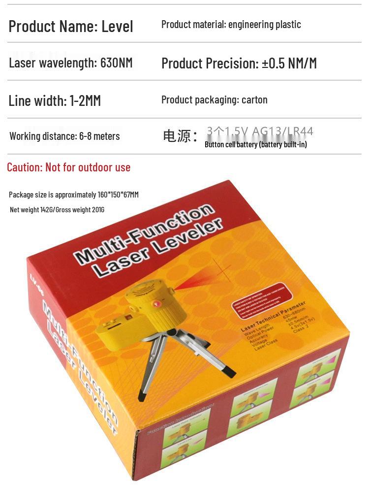 Four-in-One Rotating Laser Level with Tripod