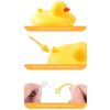 Creative Interesting Cat Teaser Anti-Bite Turntable Self Amusing Interactive with Removable Feathers & Bells Cat Pet Supplies