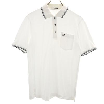 Made In Japan Short Sleeve Polo Shirt M White Men's Used
