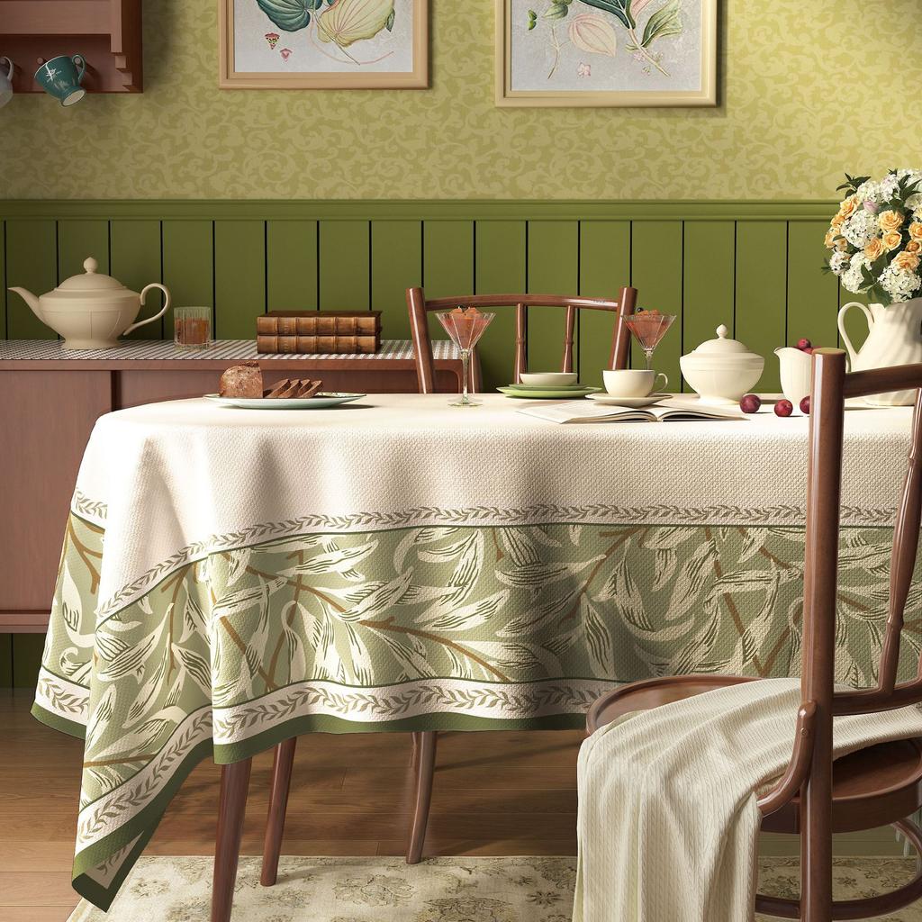 Tablecloth Waterproof, Oil-Proof, Leave-In And Anti-Ironing Table Cloth Light Luxury High-End Pvc Coffee Table Tablecloth Table Mat