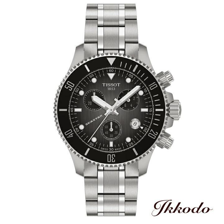 

Bonus Store +10% [Product eligible for purchase benefits] TISSOT Sea Star 1000 Quartz Chronograph 38mm Water resistant to 30 ATM Genuine