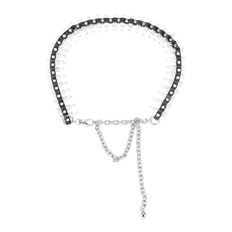 Waist Chain Ladies Summer Accessories Chain Belt Punk Bullet Waist Chain With Skirt Suit Jeans Belt