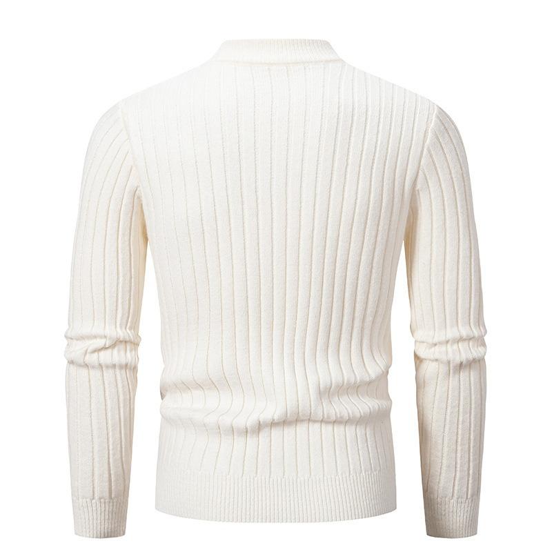 Men S Twisted Knit Sweater Casual Loose Long Sleeve Pullover