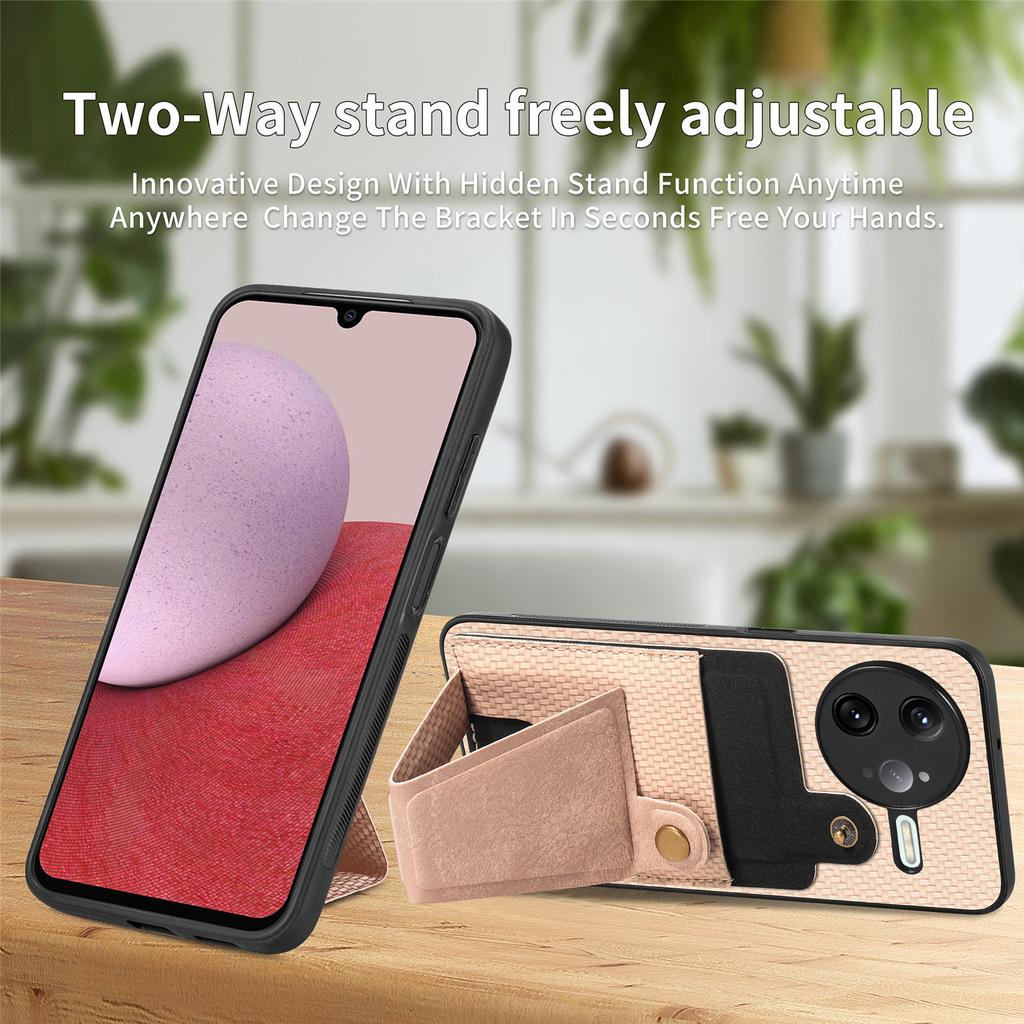 For Xiaomi Poco F7 Ultra 5G/Xiaomi Redmi K80 Pro 5G Case with K-Shaped Kickstand Leather Phone Back Cover