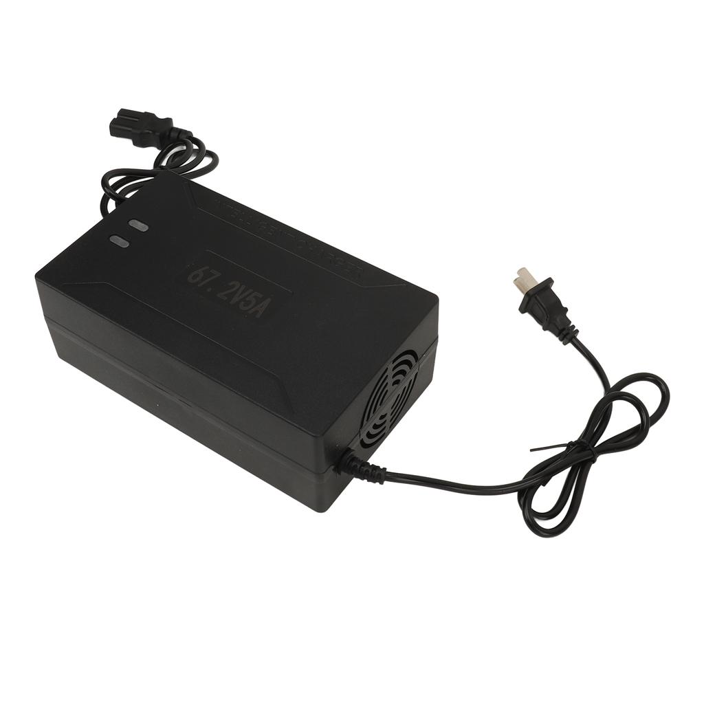 67.2V 5A Electric Bike Charger Professional Efficient Lithium Battery Charger for Electric Bike Electric Scooter