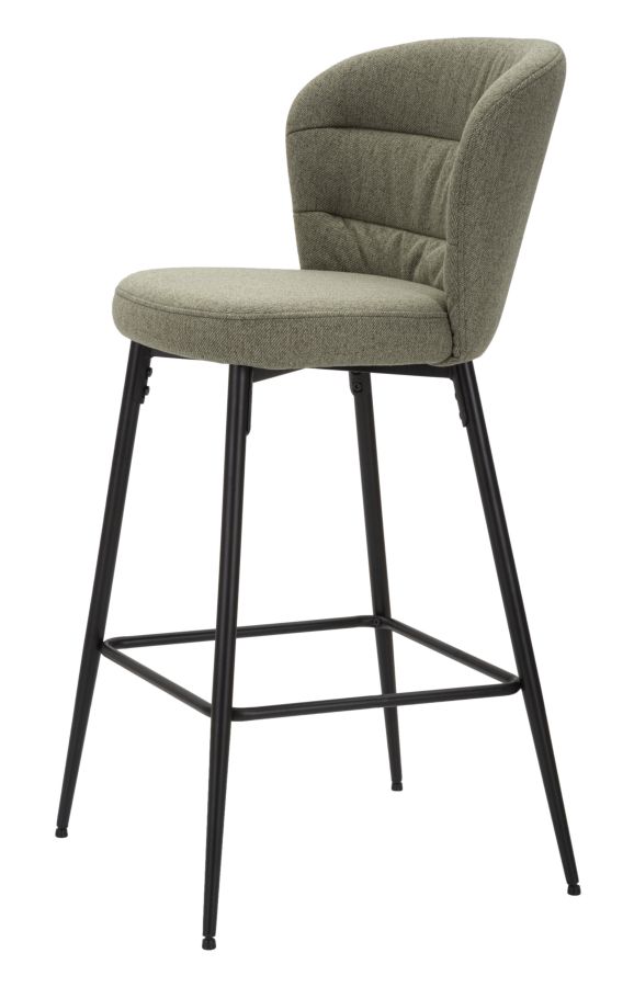 Bar Stool Losanna Green Set 2 Pz Cm 52X59X108